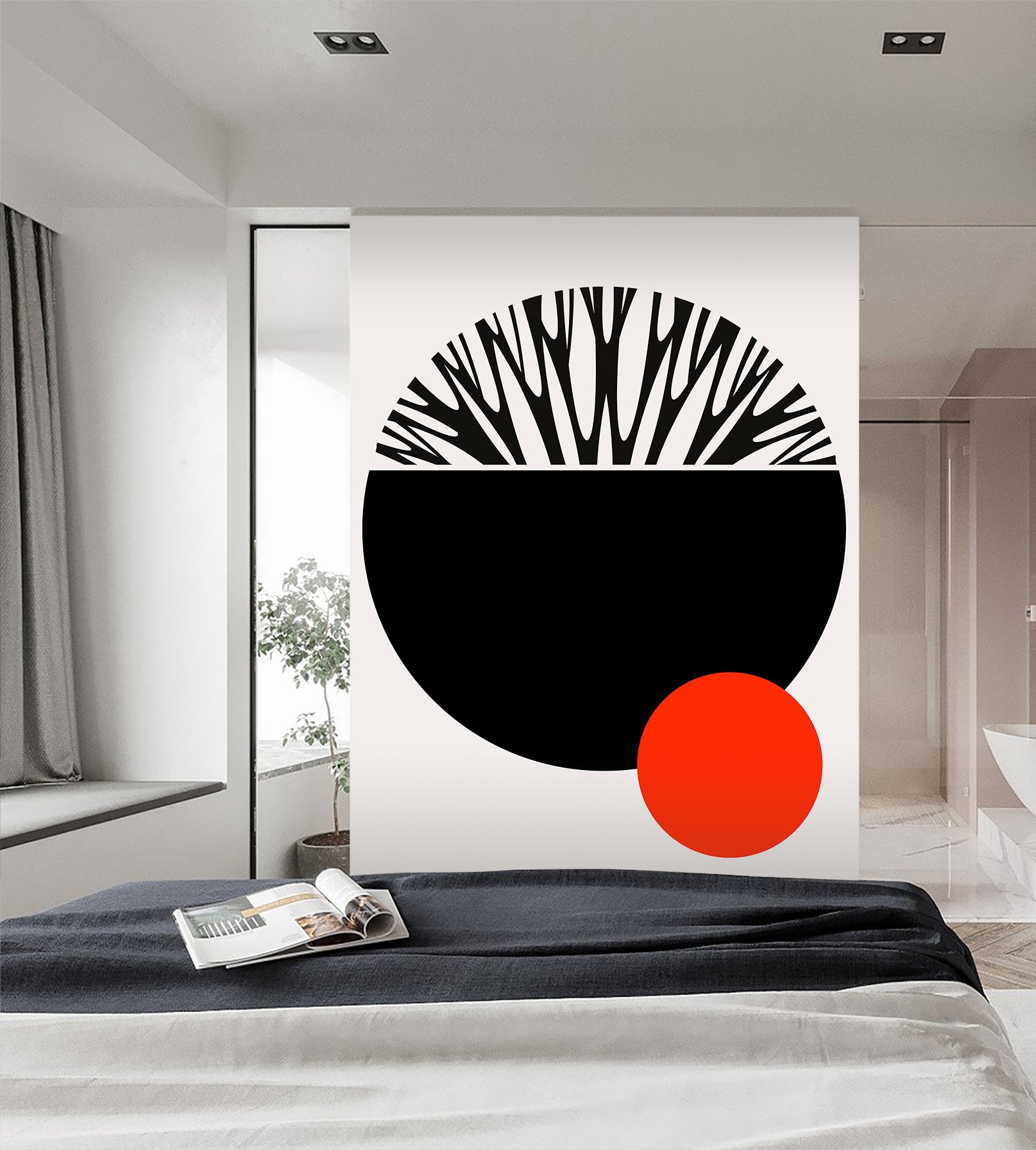 3D Round Branches 1409 Boris Draschoff Wall Mural Wall Murals