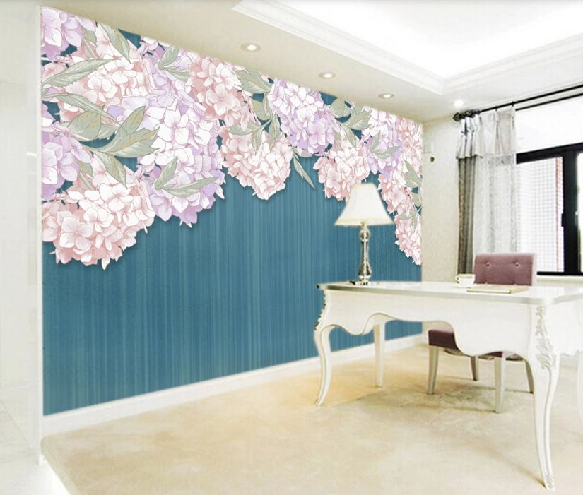 3D Pink Bouquet WC803 Wall Murals
