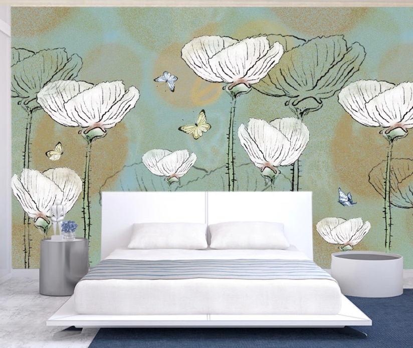 3D Small Butterfly WC485 Wall Murals