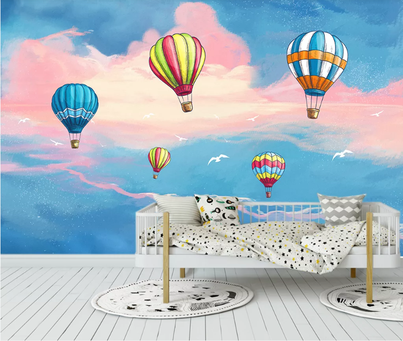 3D Colorful Balloons WC2509 Wall Murals