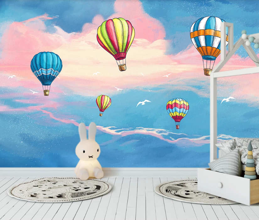 3D Colorful Balloons WC2509 Wall Murals