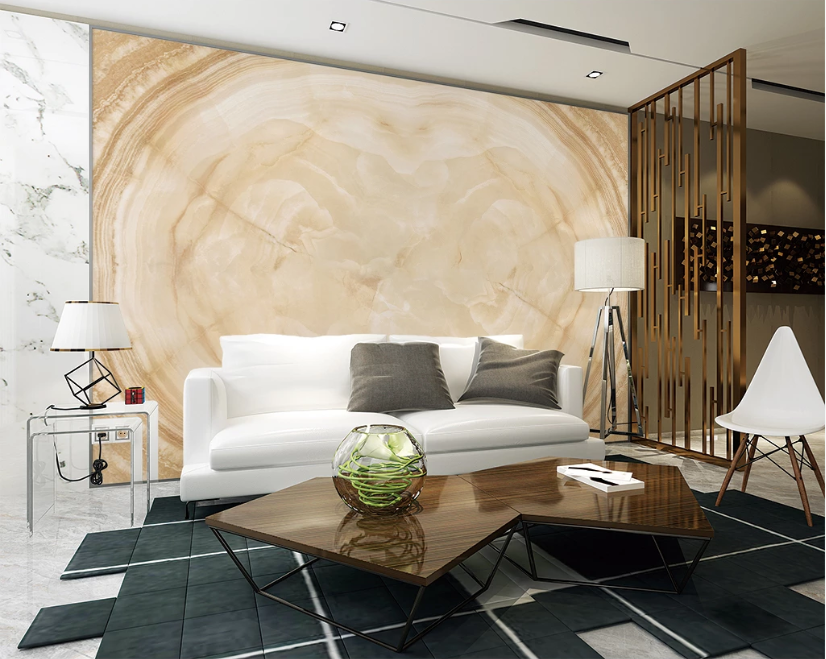 3D Yellow Circle WC2088 Wall Murals