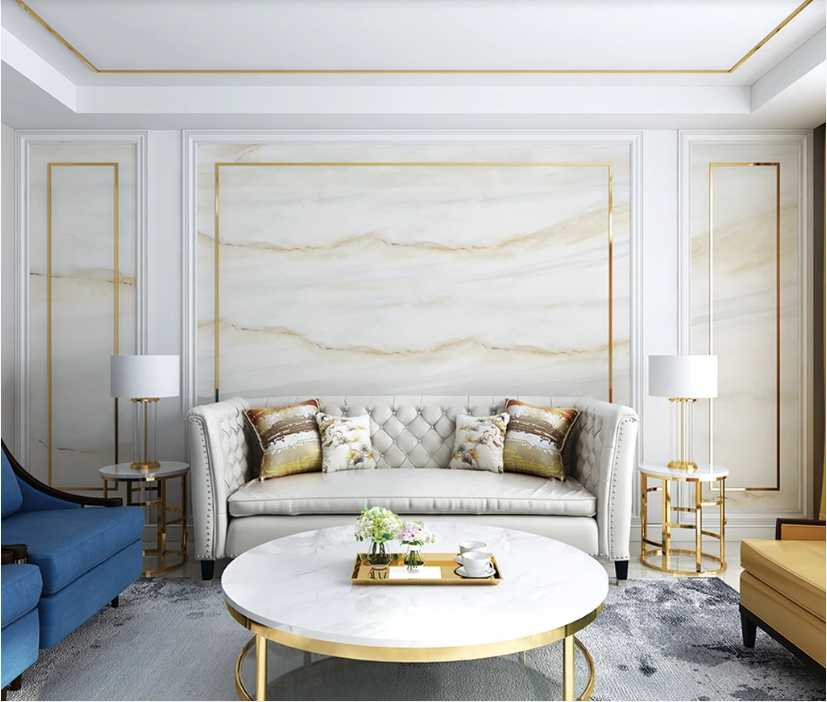 3D Yellow Line WC2046 Wall Murals