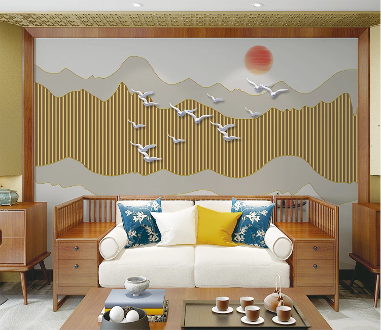 3D Pigeon Ship WC2019 Wall Murals