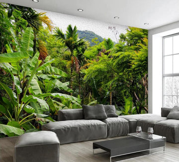 3D Lush Green Trees 1164 Wall Murals