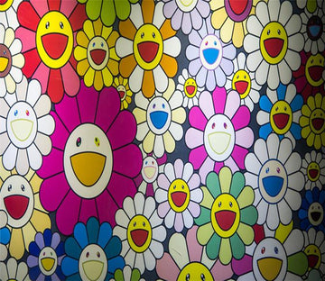 3D Colorful Sunflower 534 Wallpaper AJ Wallpaper 