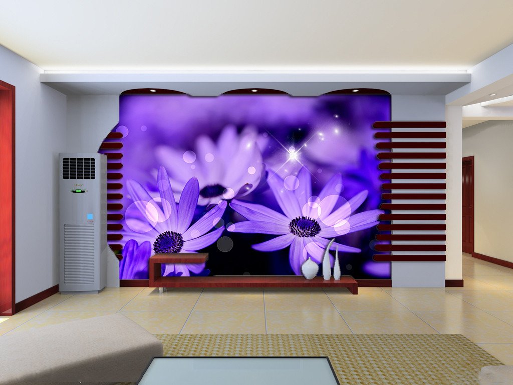 3D Purple Blossoming Jasmines 44 Wallpaper AJ Wallpaper 