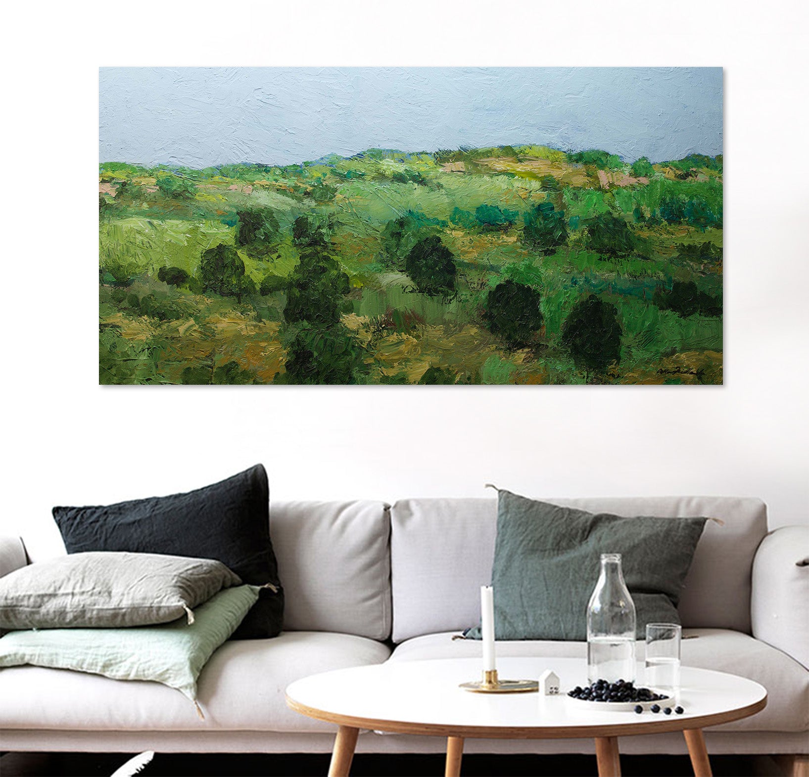 3D Green Forest 207 Allan P. Friedlander Wall Sticker