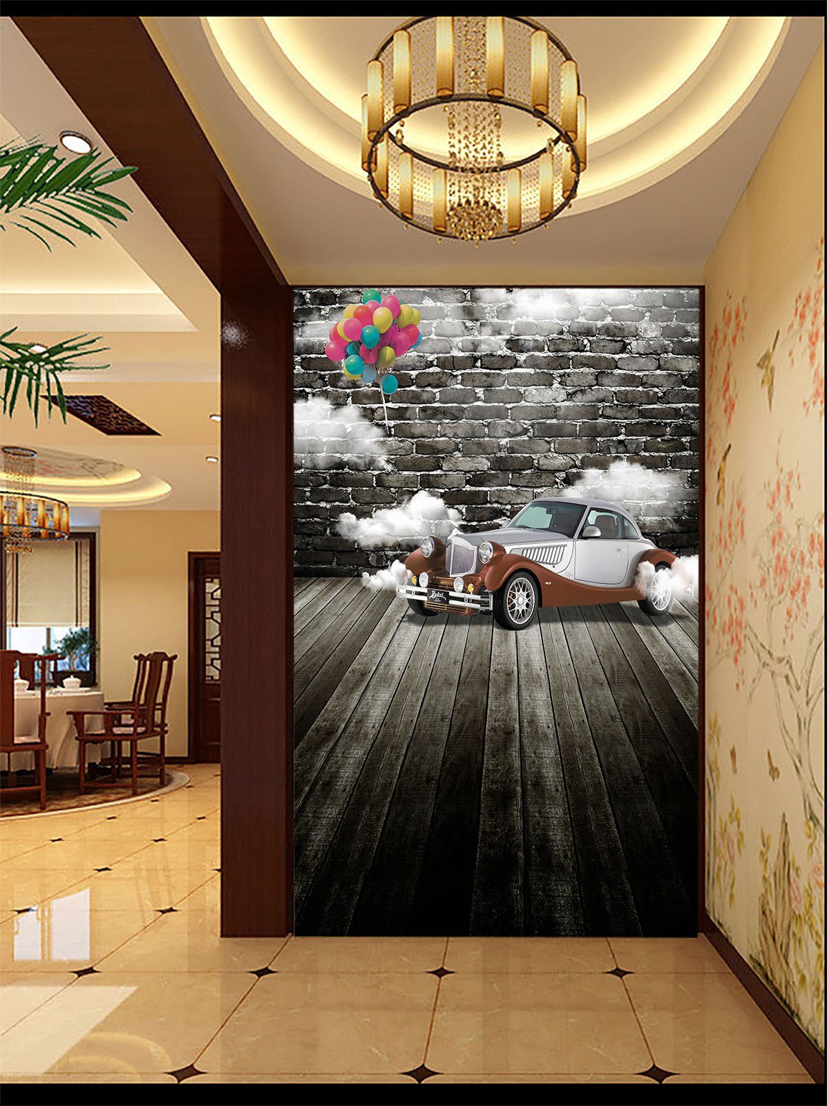 Balloons And Car Wallpaper AJ Wallpaper 