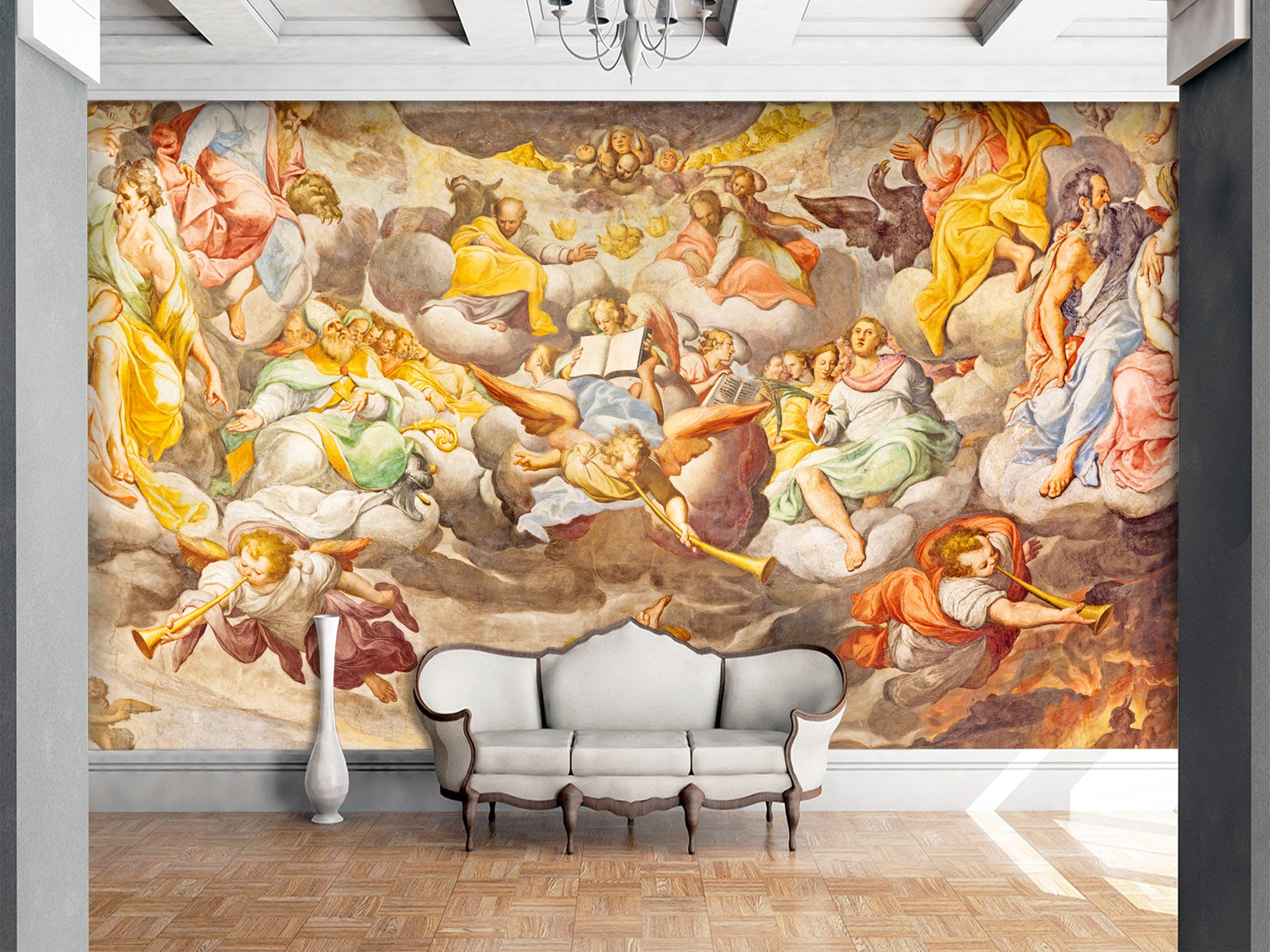 3D Devout People 1604 Wall Murals