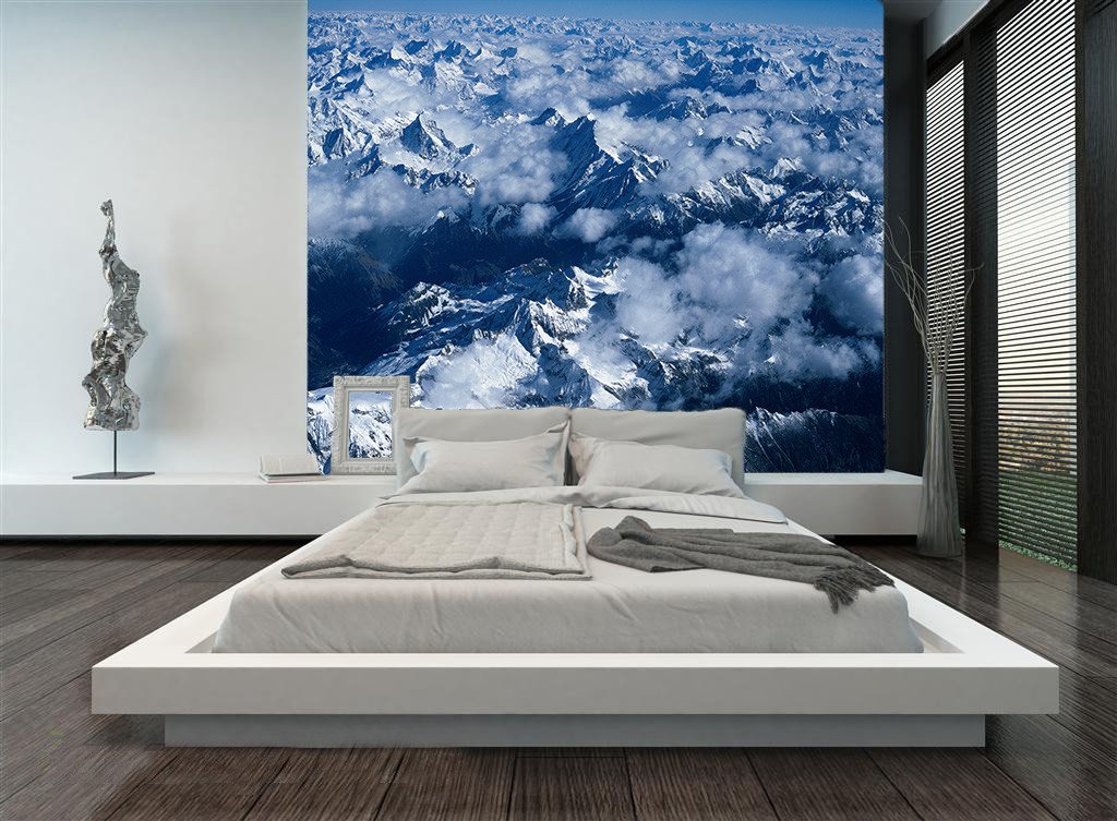Snow Mountains Landscape Wallpaper AJ Wallpaper 