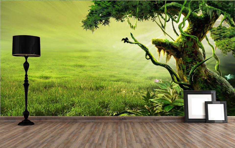 Field Scenery Wallpaper AJ Wallpaper 