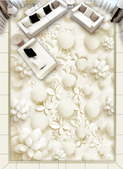 3D Elegant Butterflies Floor Mural Wallpaper AJ Wallpaper 2 