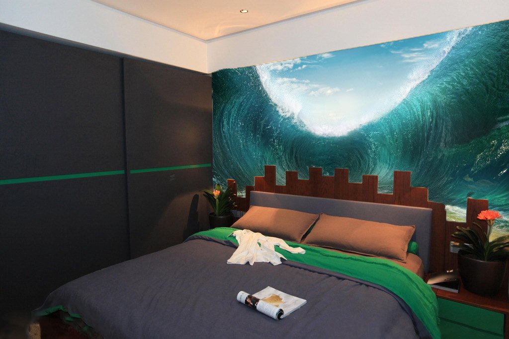 Amazing Waves Wallpaper AJ Wallpaper 