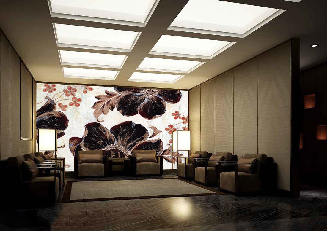 Black Flowers Wallpaper AJ Wallpaper 