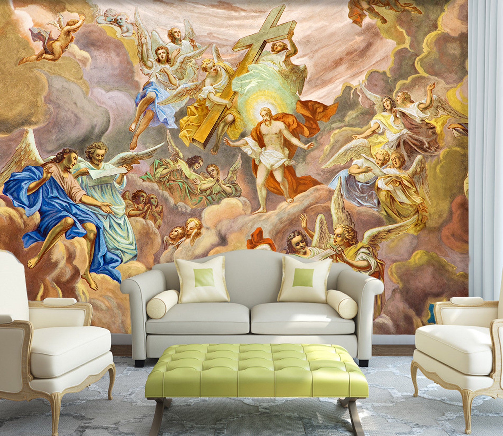 3D Ancient Gods 1541 Wall Murals