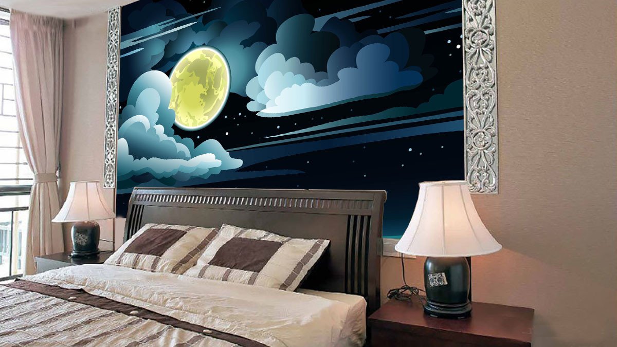 Full Moon Night Wallpaper AJ Wallpaper 