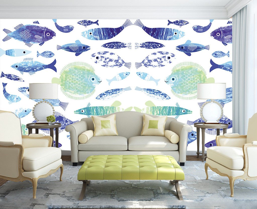 Lovely Fishes Wallpaper AJ Wallpaper 
