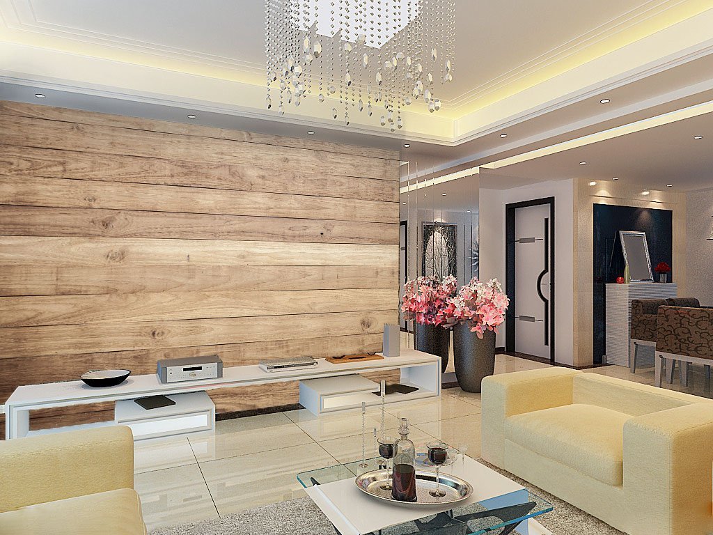 3D Wooden Planks Stacked 008 Wallpaper AJ Wallpaper 