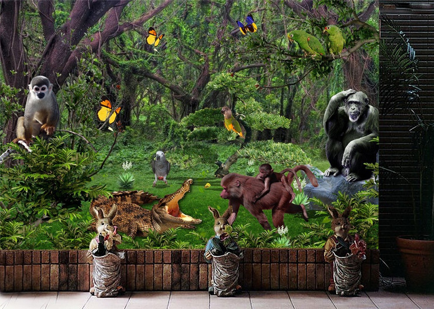 3D Forest Animal 571 Wallpaper AJ Wallpaper 