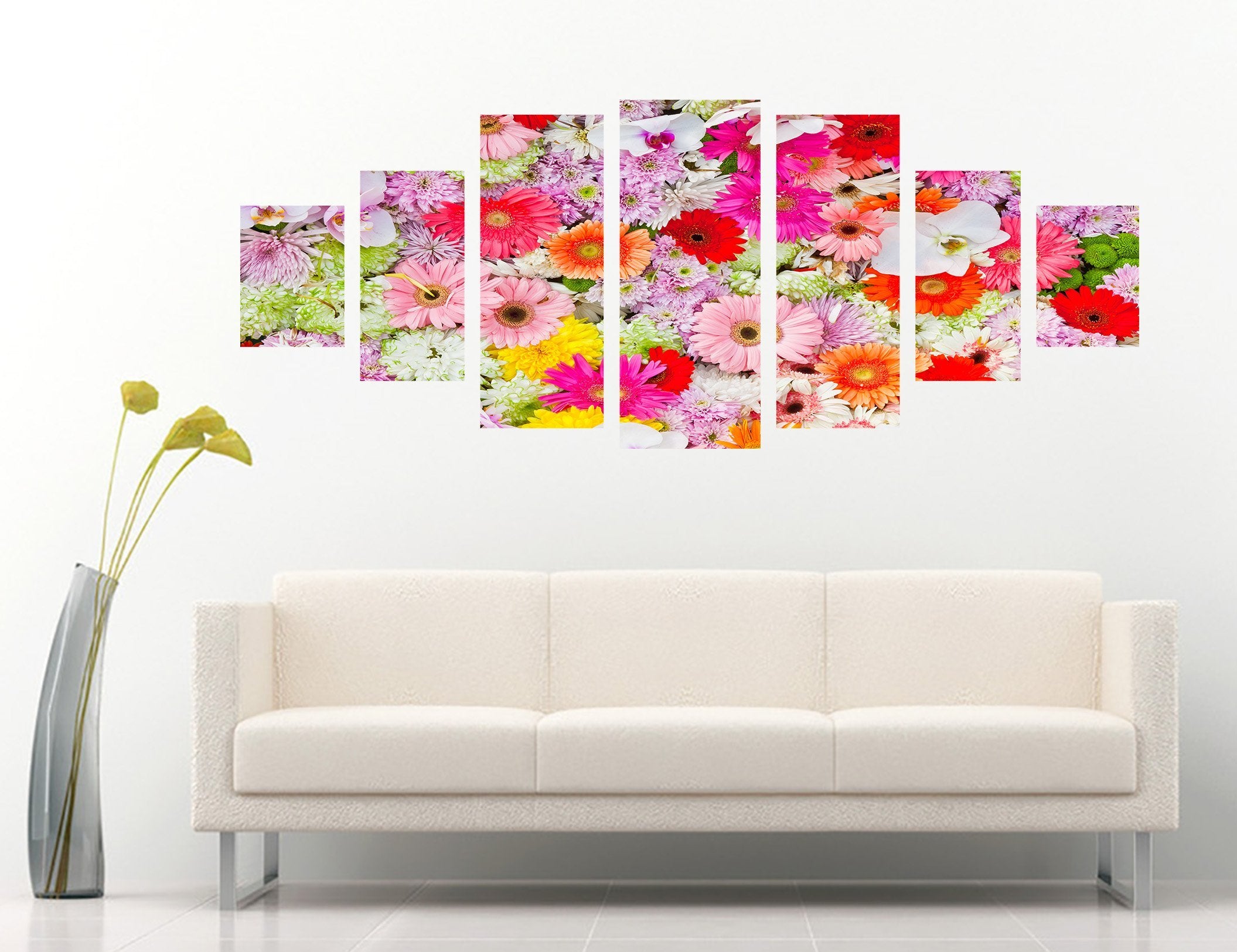 3D Bright Flowers 114 Unframed Print Wallpaper Wallpaper AJ Wallpaper 