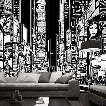 Busy City 1 Wallpaper AJ Wallpapers 