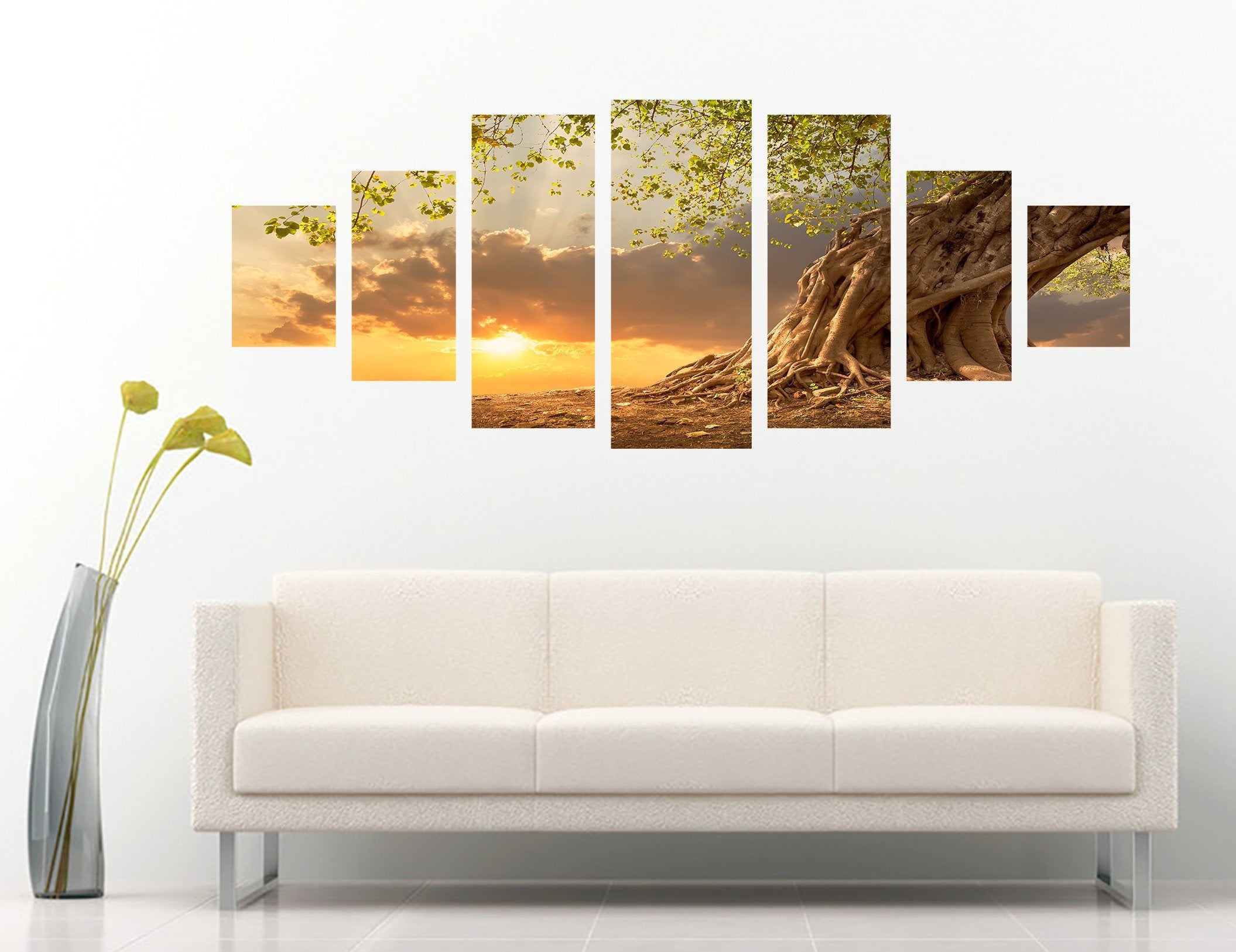3D Big Tree 051 Unframed Print Wallpaper Wallpaper AJ Wallpaper 
