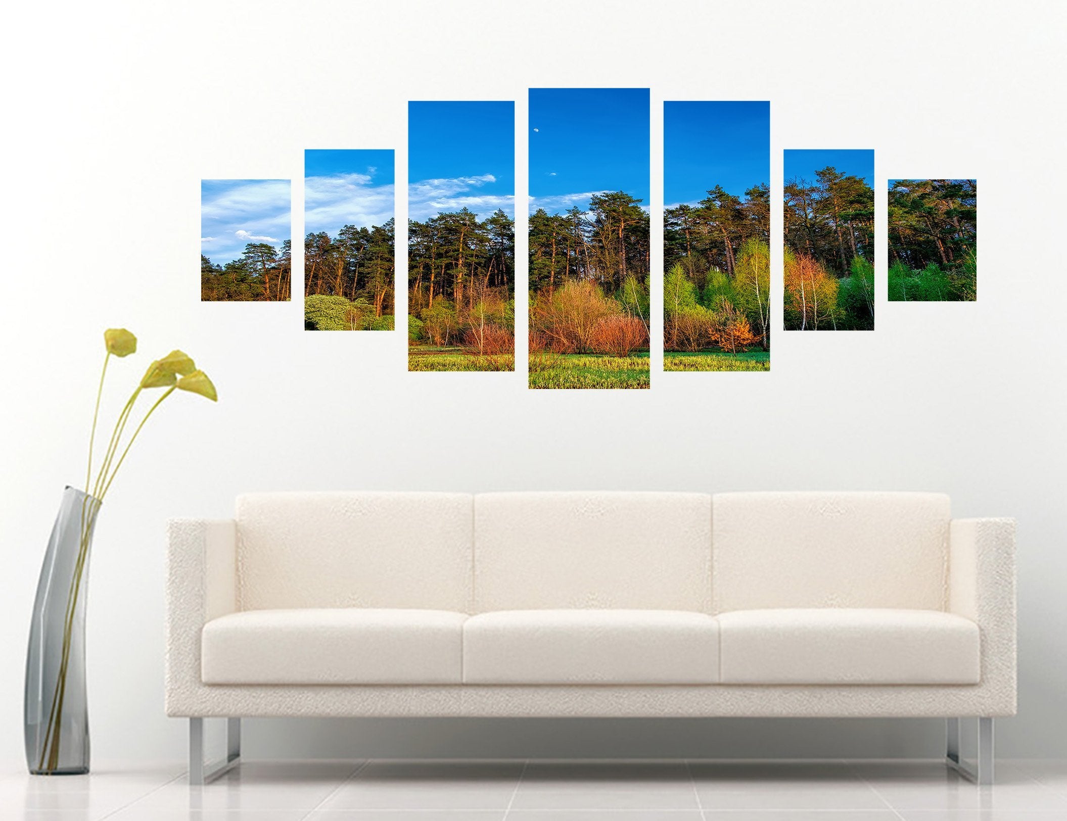 3D Forest Lawn 193 Unframed Print Wallpaper Wallpaper AJ Wallpaper 