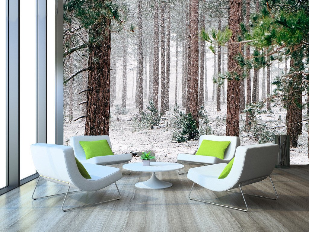 3D Snowy Jungle Tree 98 Wallpaper AJ Wallpaper 