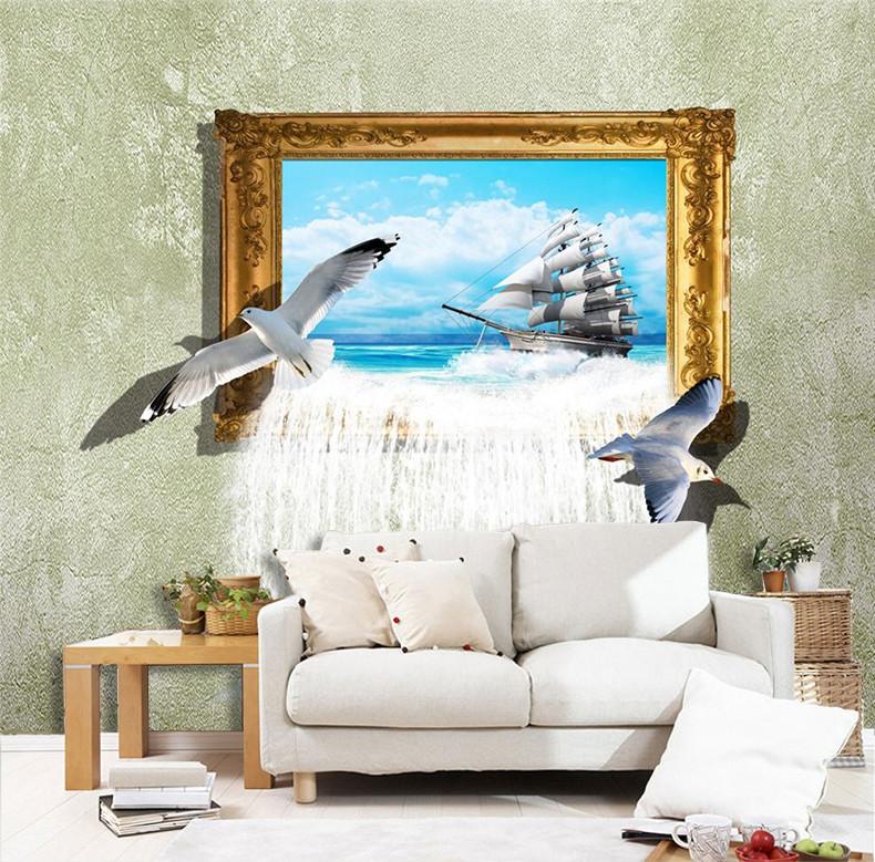 3D Flying Seagull 32 Wallpaper AJ Wallpaper 