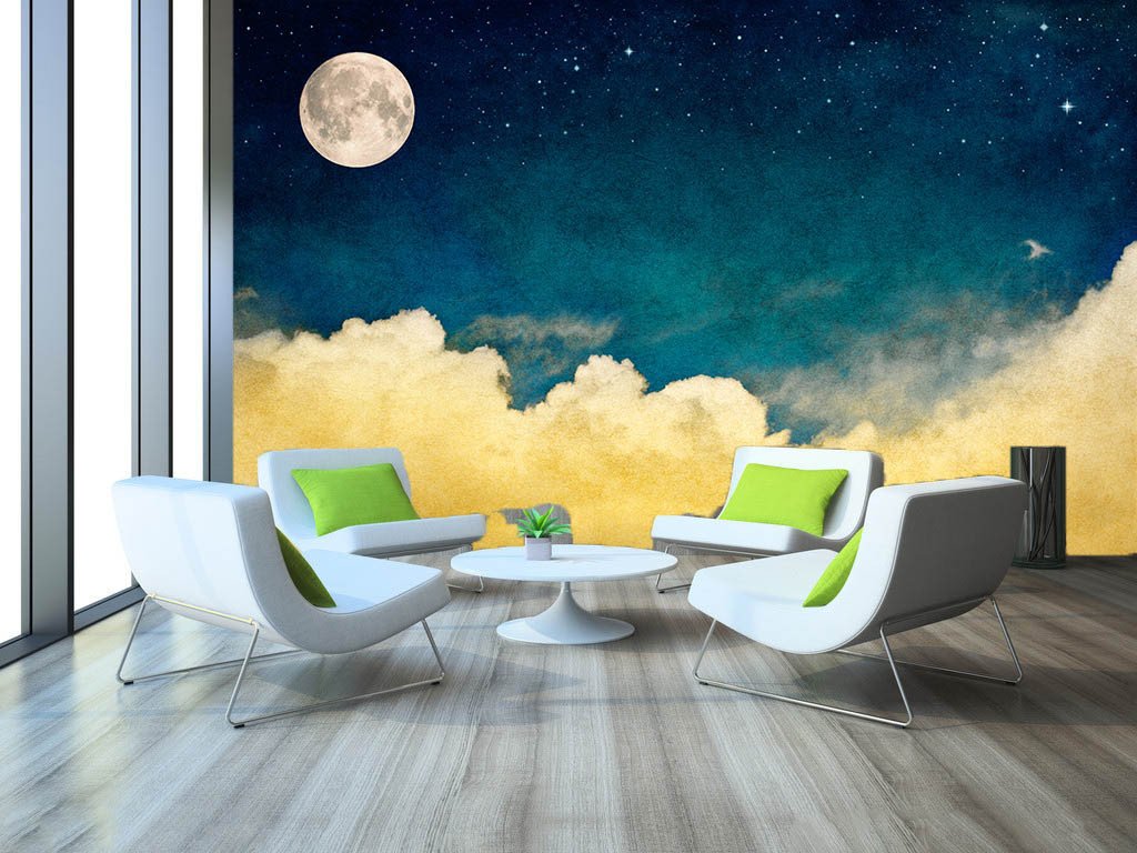 Full Moon Sky Wallpaper AJ Wallpaper 