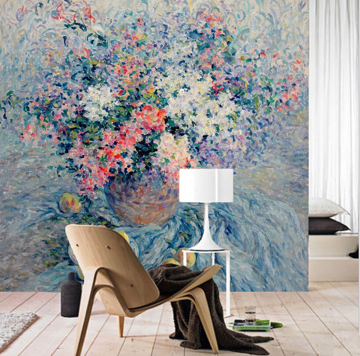 Floret Vase Wallpaper AJ Wallpaper 2 