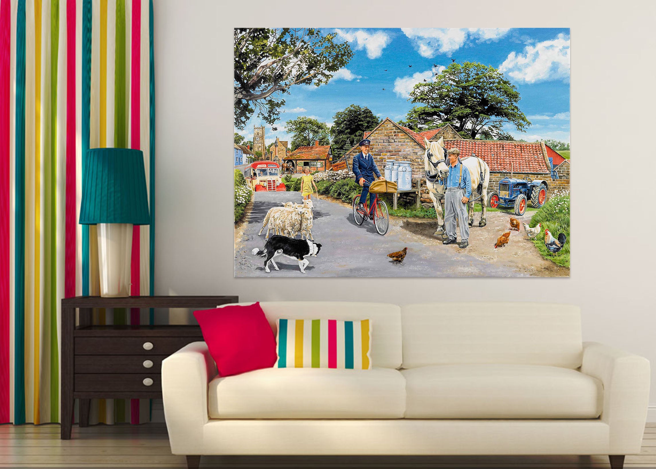 3D Post For The Farm 057 Trevor Mitchell Wall Sticker