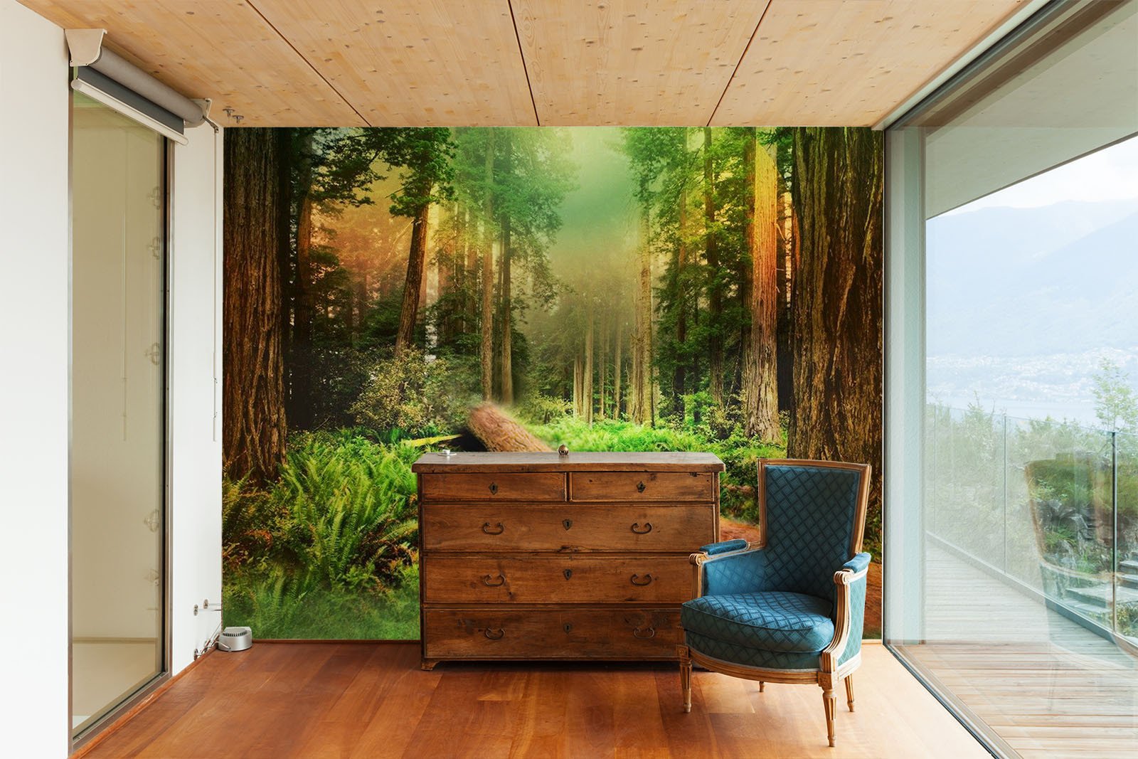 Green Forest 7 Wallpaper AJ Wallpaper 
