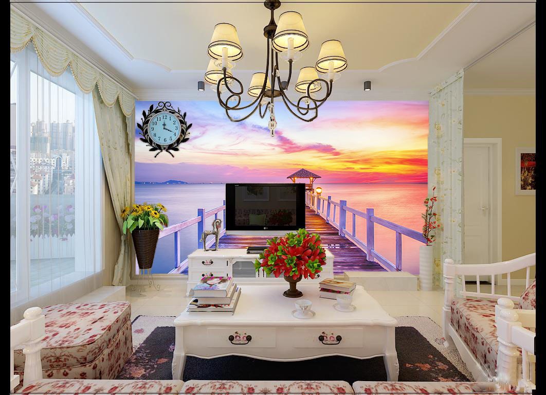 Sea Promenade Wallpaper AJ Wallpaper 