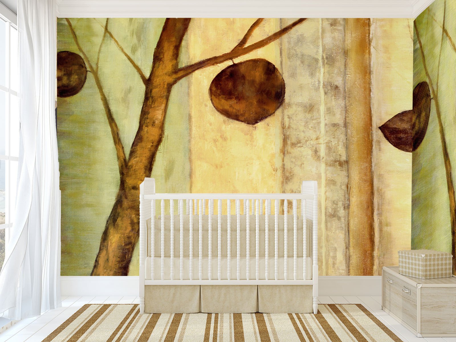 Oil Painting Tree Wallpaper AJ Wallpaper 