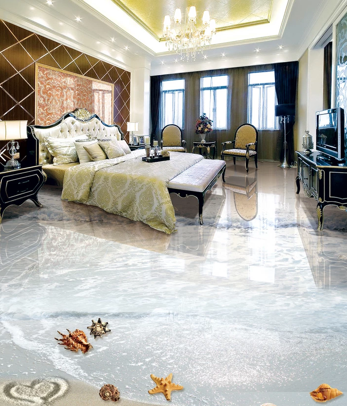 3D White Spray 515 Floor Mural  Wallpaper Murals Rug & Mat Print Epoxy waterproof bath floor