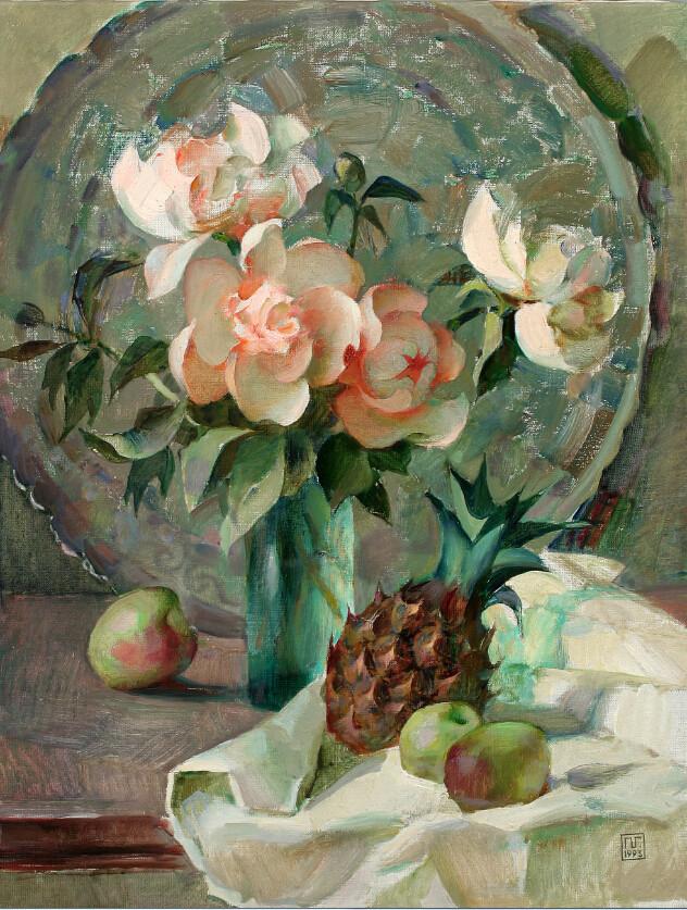 Flowers Vase And Fruits Wallpaper AJ Wallpaper 