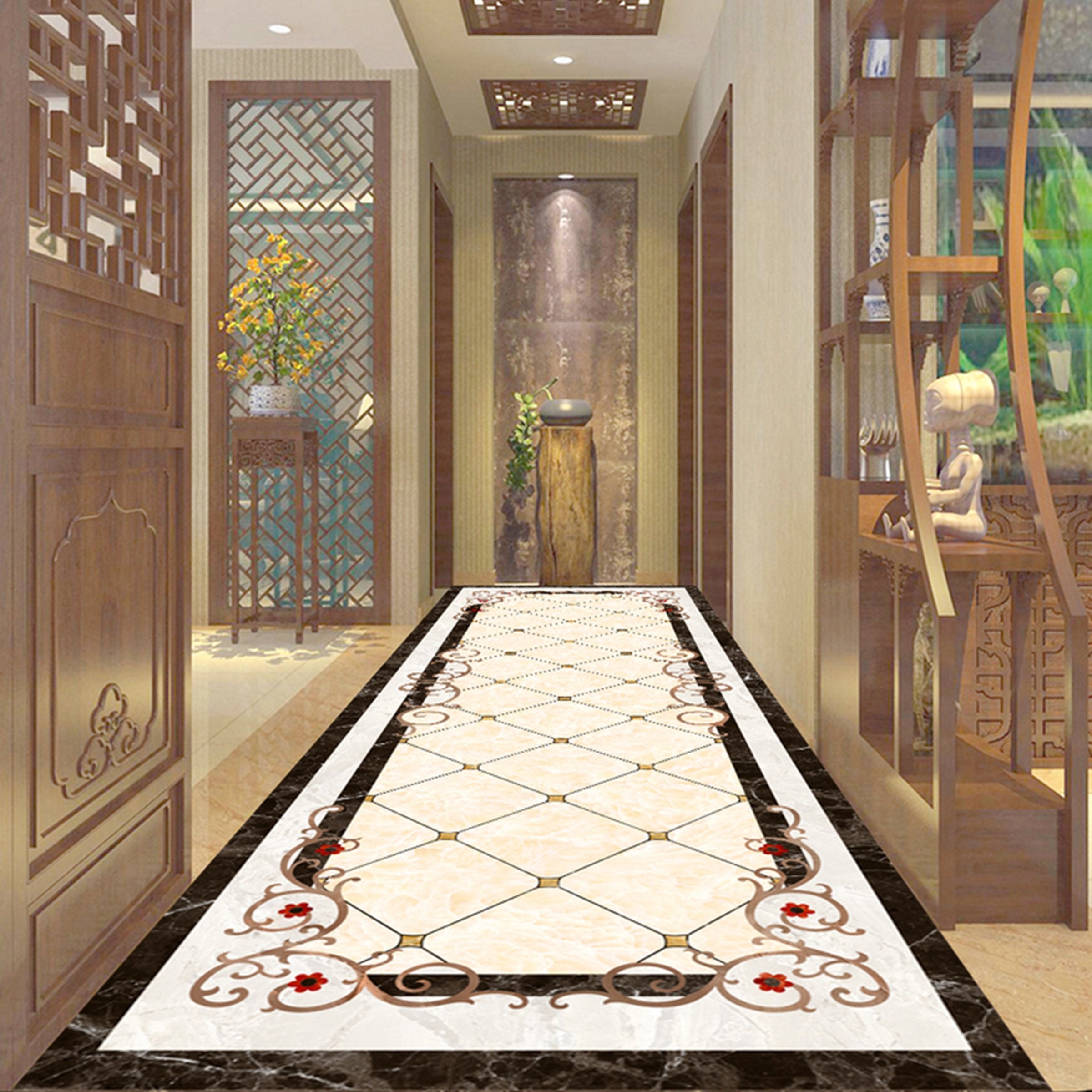 3D Diamond Pattern WG514 Floor Mural Wallpaper AJ Wallpaper 2 