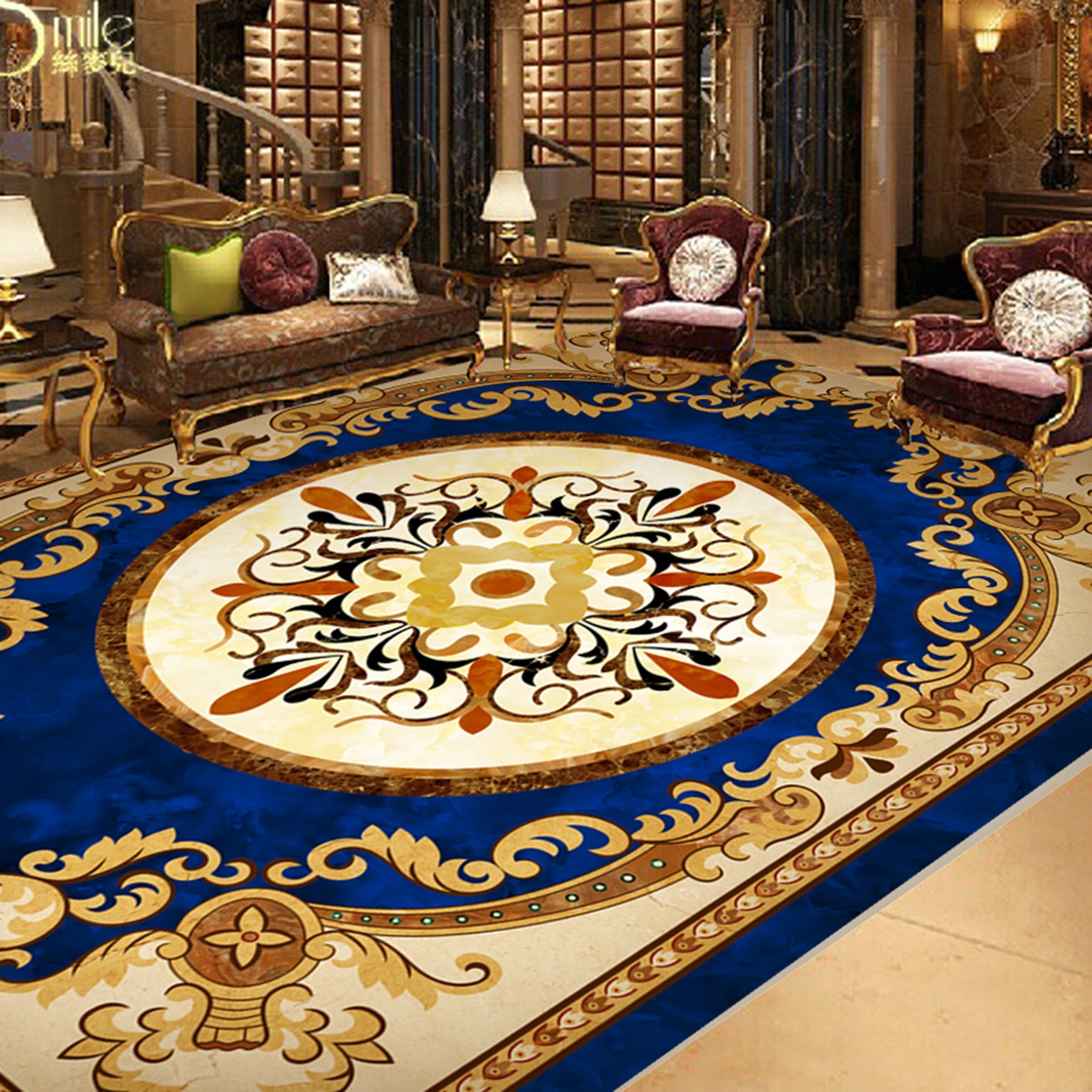 3D Religious Pattern WG662 Floor Mural Wallpaper AJ Wallpaper 2 