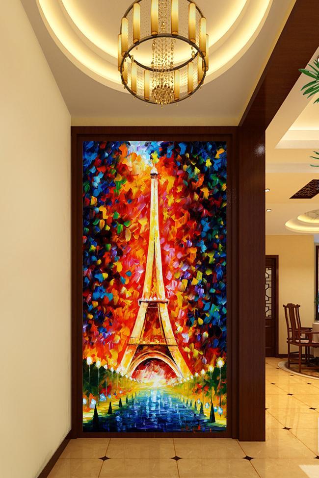 3D Colored Tower 618 Wall Murals Wallpaper AJ Wallpaper 2 