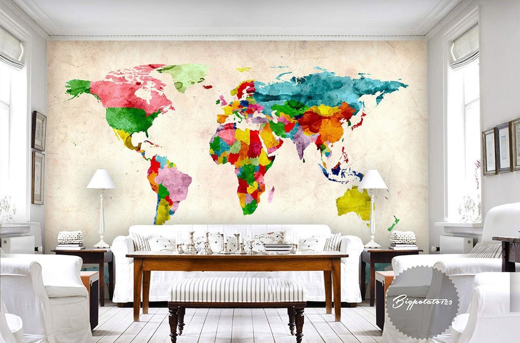 3D Abstract Map 226 Wall Murals Wallpaper AJ Wallpaper 2 