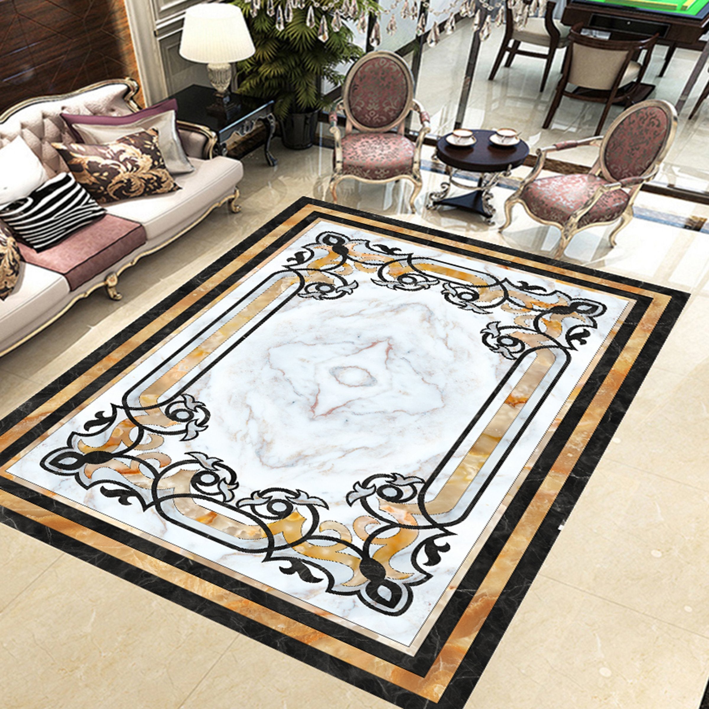 3D Religious Pattern WG230 Floor Mural Wallpaper AJ Wallpaper 2 