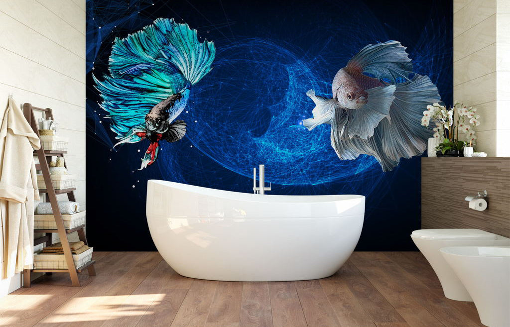 3D Beautiful Fish WG153 Wall Murals