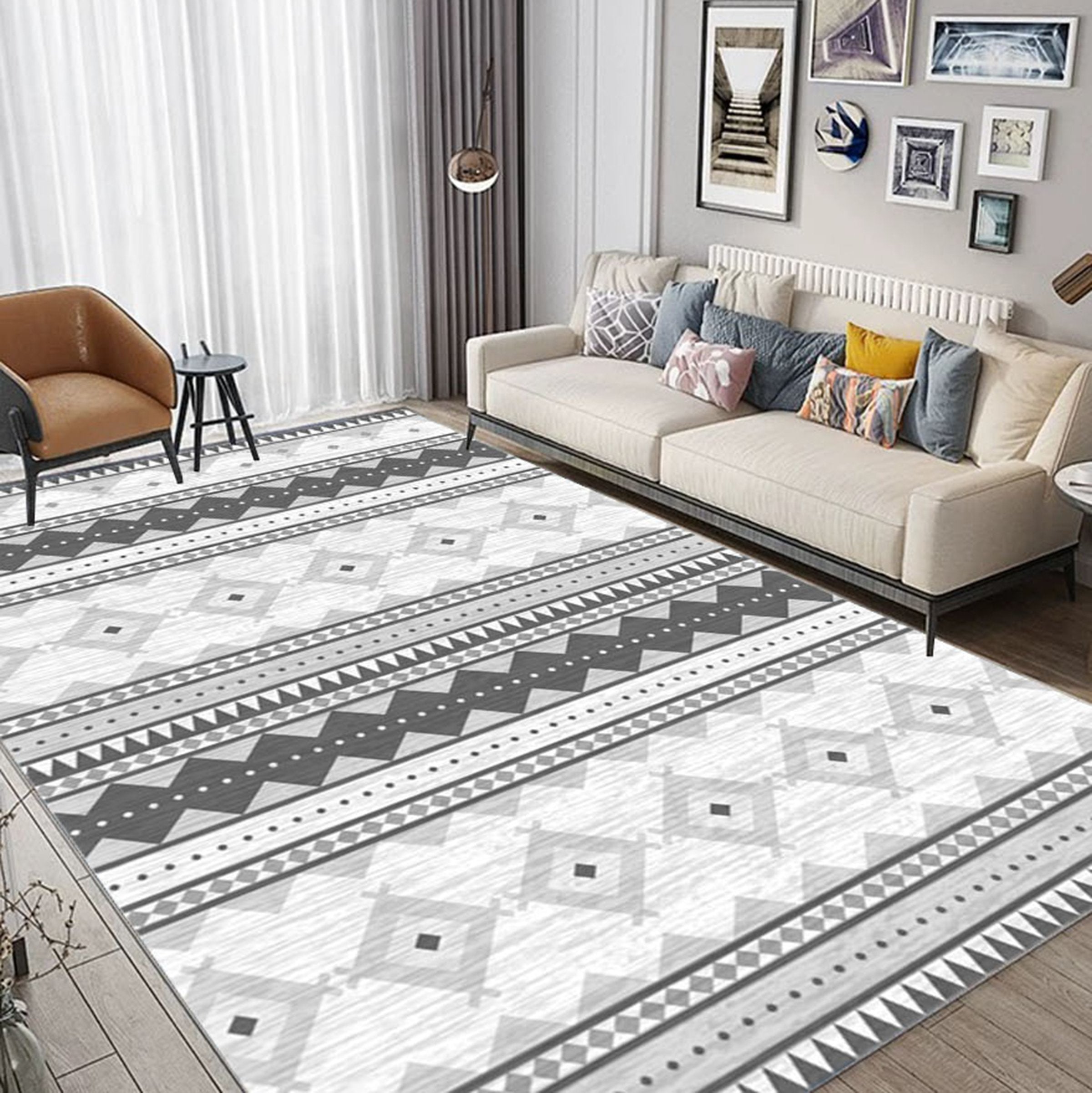 3D Color Pattern WG531 Non Slip Rug Mat Mat AJ Creativity Home 