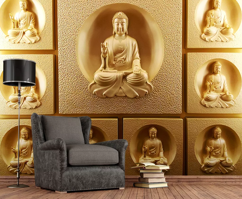 3D Buddha Meditate 427 Wallpaper AJ Wallpaper 2 