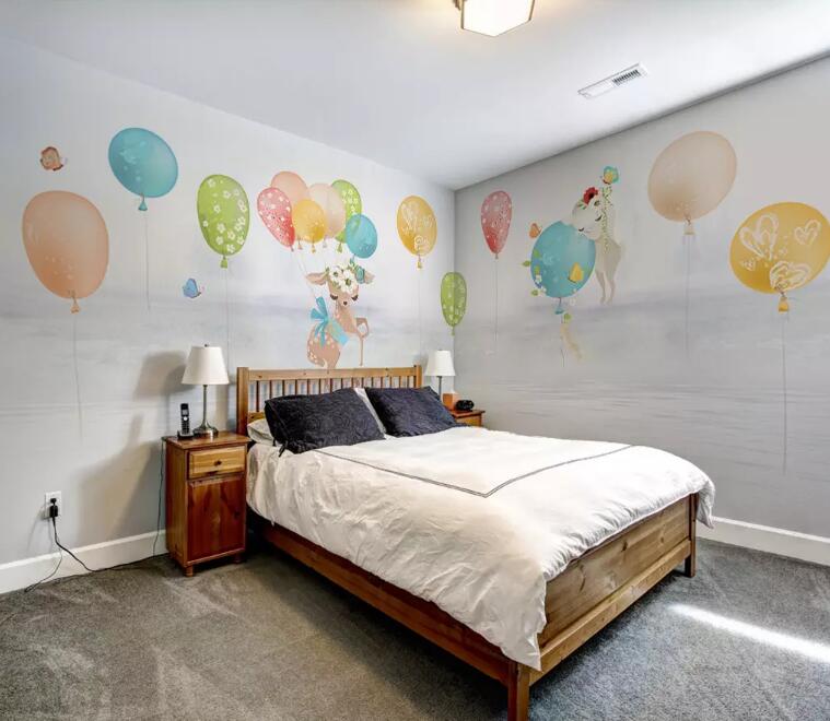 3D Balloon Deer WG863 Wall Murals