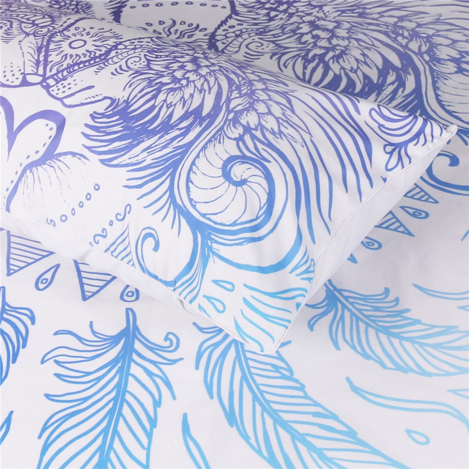 3D Pro-Wolf White 155 Bed Pillowcases Quilt Wallpaper AJ Wallpaper 