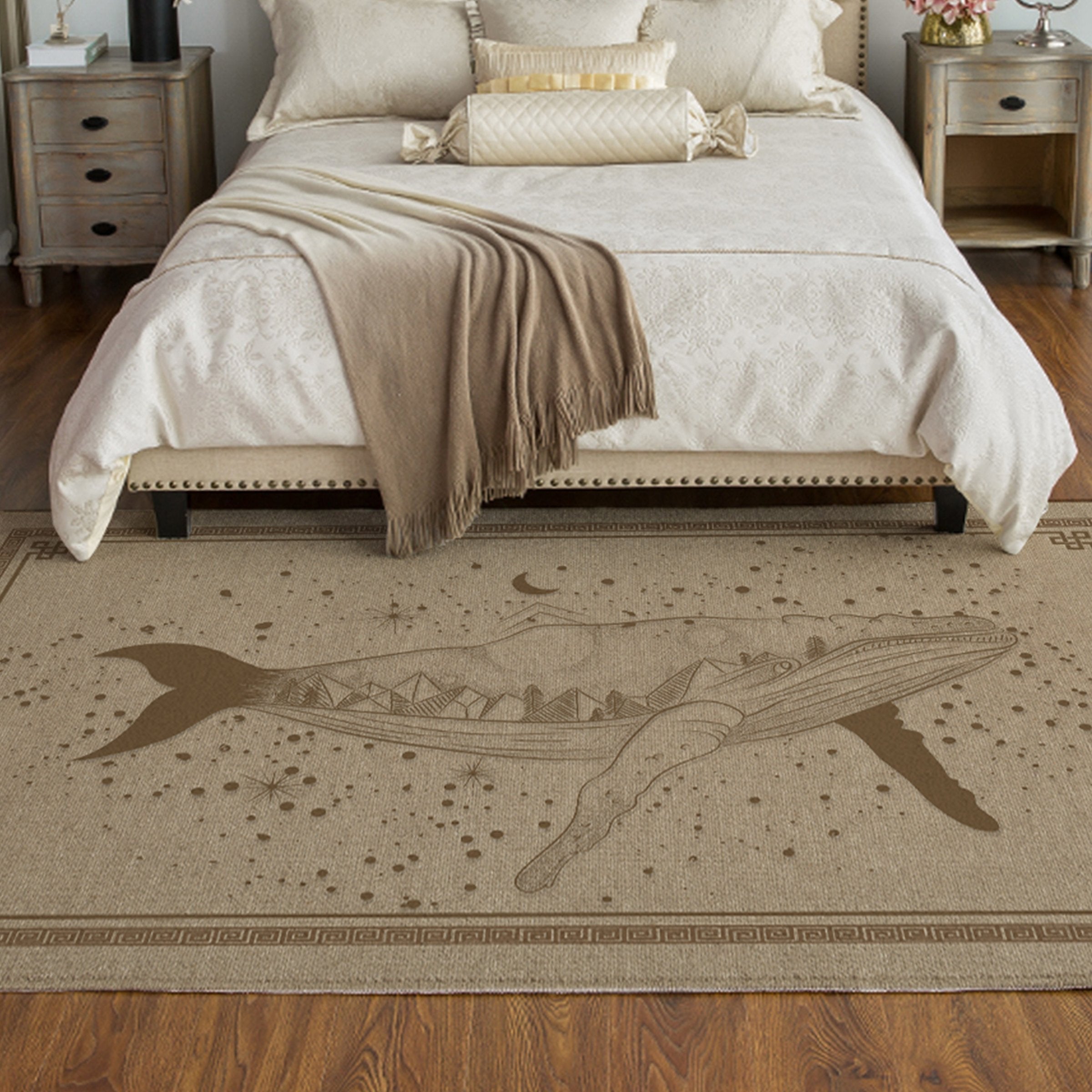 3D Mud Color Fish WG455 Non Slip Rug Mat Mat AJ Creativity Home 