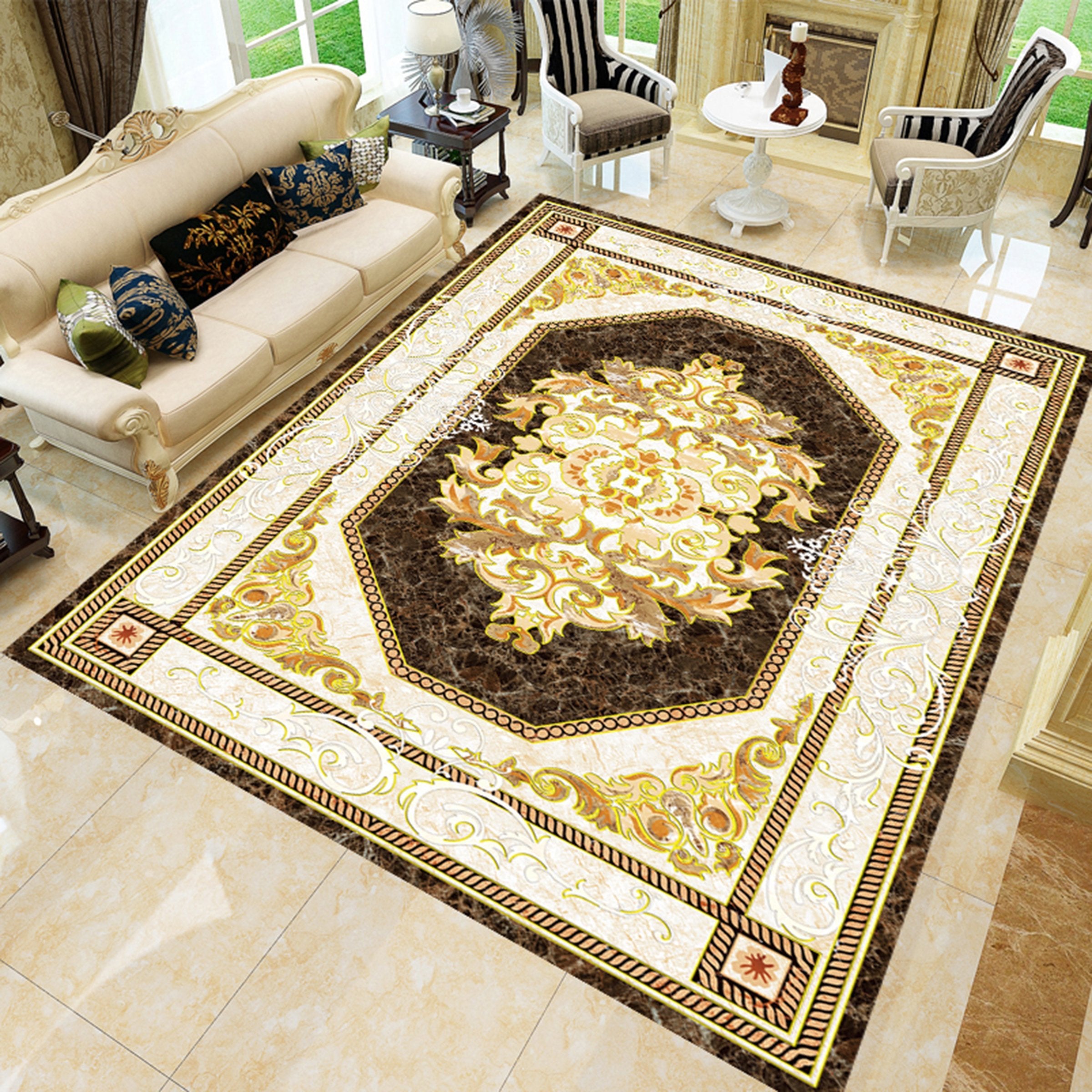 3D Religious Pattern WG532 Floor Mural Wallpaper AJ Wallpaper 2 